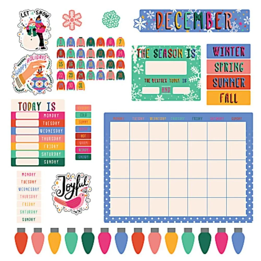 344-Pieces Bulletin Board Kit, Seasonal Holidays Set